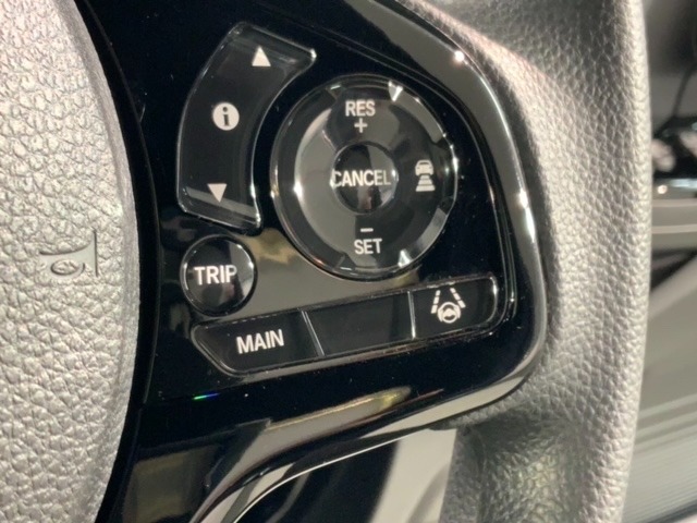 クルーズコントロールを装備しています。高速道路などで一定の速度で走ってくれるので運転が楽ですよ！速度を設定できますので、スピードの出しすぎにも注意できます。