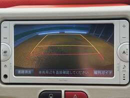 バックカメラがついて後方確認が簡単にできます！苦手としている車庫入れ等も安心して出来ますね！凄く需要の高い装備ですので、最初から付いていれば言う事なしですよね！？