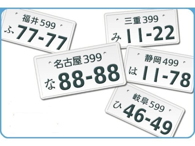 Aプラン画像：お客様の好きなナンバーをお選びいただけます！