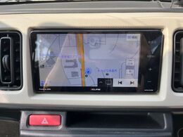 【ナビゲーション】目的地までしっかり案内してくれる使いやすいナビ。Bluetooth接続すればお持ちのスマホやMP3プレイヤーの音楽を再生可能！毎日の運転がさらに楽しくなります！！