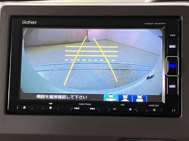 バックカメラも搭載！駐車が苦手な方でも後ろが見えますので心配ございません。