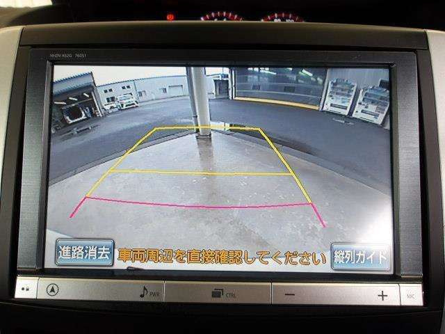 バックカメラがあるので車両後方の安全確認もラクラクです！
