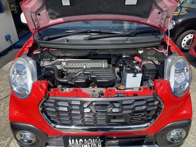 納車の際はオイル、エレメント、バッテリーはすべて交換致しますのでご安心ください。