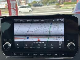 【純正ナビ】専用設計で車内の雰囲気にマッチ！ナビ利用時のマップ表示は見やすく、いつものドライブがグッと楽しくなります！