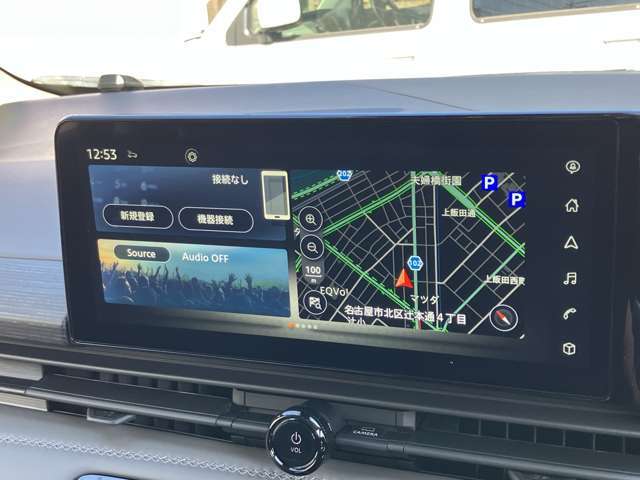 純正ナビ付でドライブも安心です