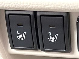 【シートヒーター】寒い日に重宝するシートヒーター！エアコンより早く温まってくれるので寒がりの人も安心ですね♪エアコンの温風は乾燥するから苦手、という方にもをおすすめです。