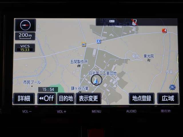 ナビゲーション付きで快適なドライブを。