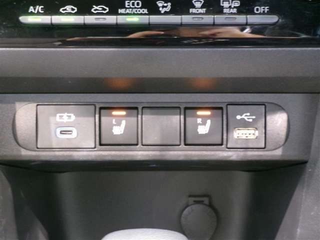 シートヒータで寒い時期も快適♪