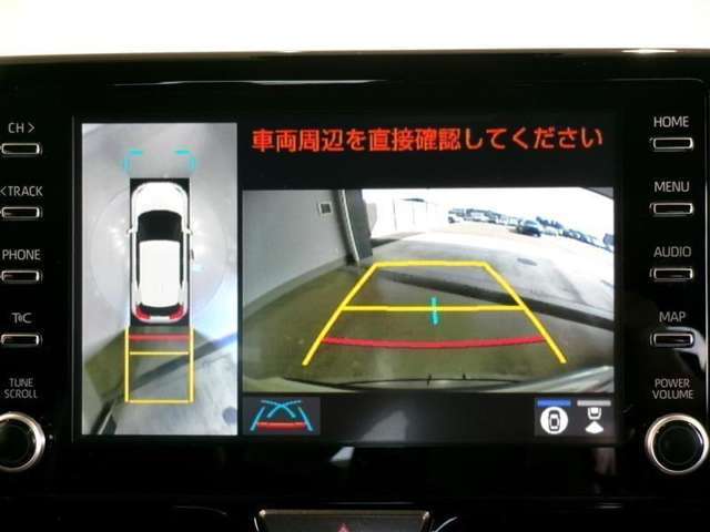 パノラミックビューモニター付きです。全方向の確認ができて安心です。