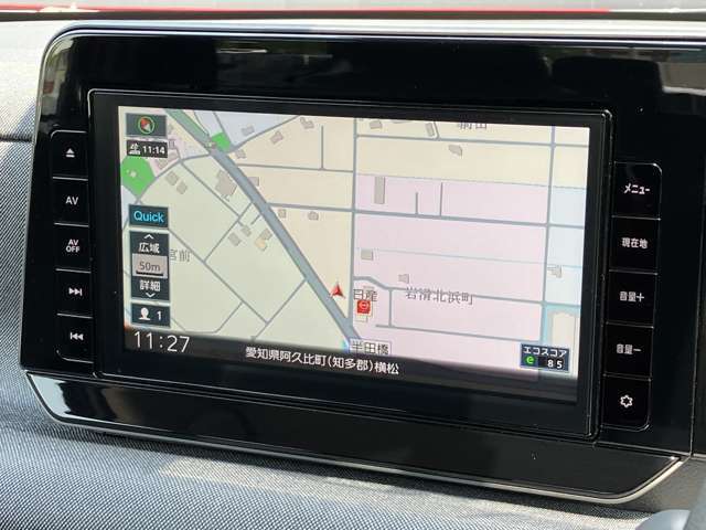 日産純正ナビゲーション搭載です！操作性に優れ直感・感覚的に使用していただけます♪