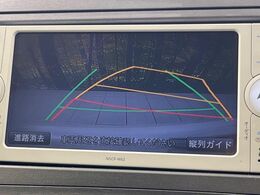 【バックカメラ】駐車時に後方がリアルタイム映像で確認できます。大型商業施設や立体駐車場での駐車時や、夜間のバック時に大活躍！運転スキルに関わらず、今や必須となった装備のひとつです！