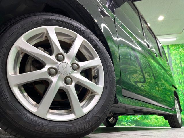 【純正14インチアルミホイール】外観にマッチした純正アルミホイールを装着しております。各種社外アルミホイールや、スタッドレスタイヤも取扱いしております。是非ご相談ください♪