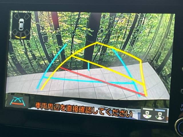 【バックカメラ】駐車時に後方がリアルタイム映像で確認できます。大型商業施設や立体駐車場での駐車時や、夜間のバック時に大活躍！運転スキルに関わらず、今や必須となった装備のひとつです！