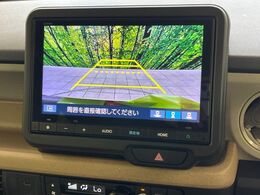 【バックカメラ】駐車時に後方がリアルタイム映像で確認できます。大型商業施設や立体駐車場での駐車時や、夜間のバック時に大活躍！運転スキルに関わらず、今や必須となった装備のひとつです！