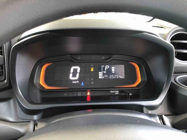 運転中も見やすいデジタルメーター。