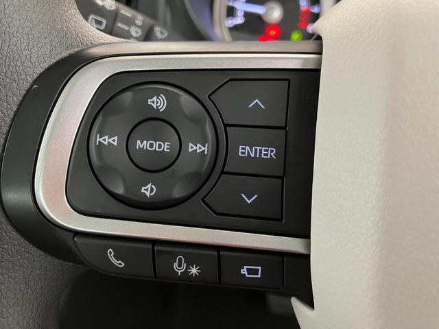 ナビやオーディオなどの操作が手元でできるステアリングスイッチ☆視線を外さず操作できて便利です！