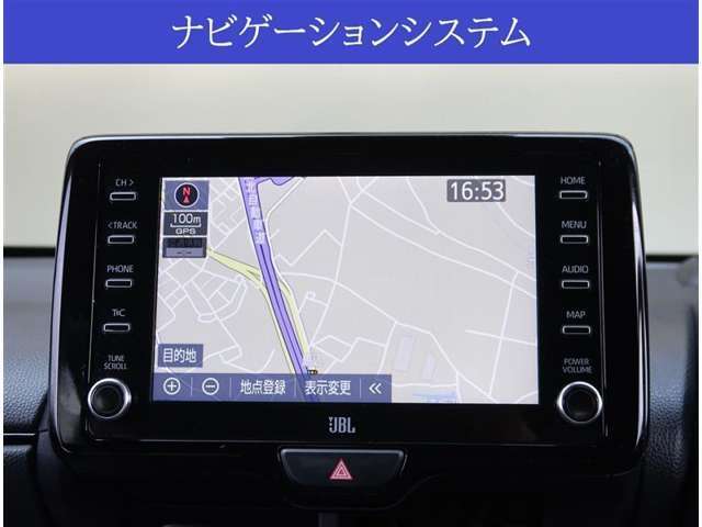 【装備】純正8型ディスプレイオーディオ＋ナビが付いています。BluetoothオーディオやフルセグTV、USB接続などの音楽機能がご利用頂けます。