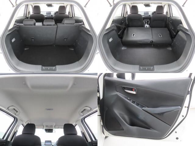 シートを倒せば、ラゲッジスペースがこんなにも広くなりますよ♪