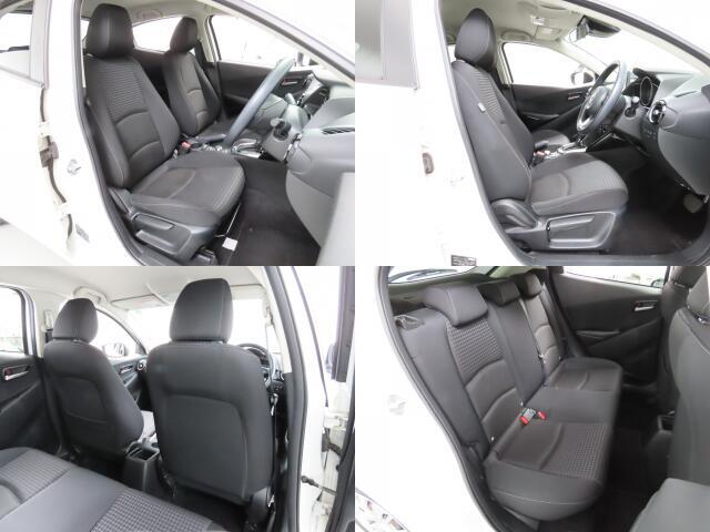 シートも状態良好ですよ。大きな汚れもなく、安心です。座り心地もいいですよ。