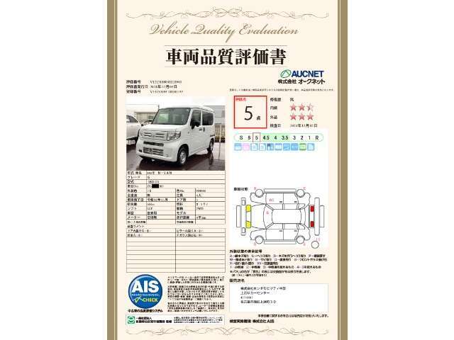 第3者機関によって車両状態証明書を発行しておりますので、状態の確認含めて安心、信頼、満足にお答えします。