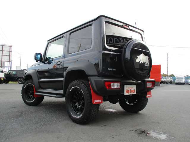 (検対応リフトアップ)(検対応マフラー)社外サイドステップ　マッドガード　ETC　社外7型ワイドナビTV地デジBカメラBluetooth　シートヒーター　純正LEDライト　クルコン　OPフロントグリル　スズキセーフティー