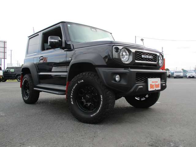 (検対応リフトアップ)(検対応マフラー)社外サイドステップ　マッドガード　ETC　社外7型ワイドナビTV地デジBカメラBluetooth　シートヒーター　純正LEDライト　クルコン　OPフロントグリル　スズキセーフティー