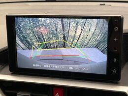 【バックカメラ】駐車時に後方がリアルタイム映像で確認できます。大型商業施設や立体駐車場での駐車時や、夜間のバック時に大活躍！運転スキルに関わらず、今や必須となった装備のひとつです！