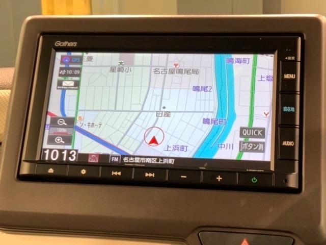ギャザズナビ搭載です。知らない道も安心ですね！