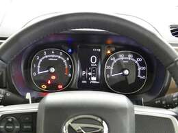 見やすく表示されるようにまとまったメーターです。