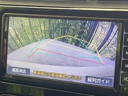 【バックカメラ】駐車時に後方がリアルタイム映像で確認できます。大型商業施設や立体駐車場での駐車時や、夜間のバック時に大活躍！運転スキルに関わらず、今や必須となった装備のひとつです！