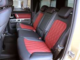 ◆G Manufakturエクスクルーシブナッパレザーシート(ベンガルレッド/ブラック) ◆フルレザー仕様 ◆ナッパレザーダッシュボード