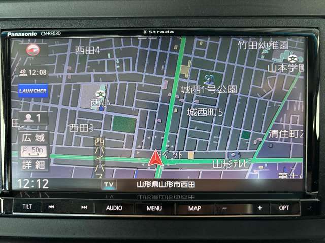 社外ナビ付きでお出かけも安心♪