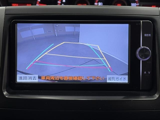 バックモニター付なので後退時に後方が見えるので安心。　車は構造上、死角がたくさんなので万が一を考えると必須ですね。　あくまで補助の為の装備、バックは目視で確認する事が重要ですよ。