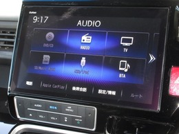 ナビゲーションはギャザズメモリーナビ10インチ（VXU-207SWi）を装着しております。AM、FM、CD、DVD再生、Bluetooth、音楽録音再生、フルセグTVがご使用いただけます。