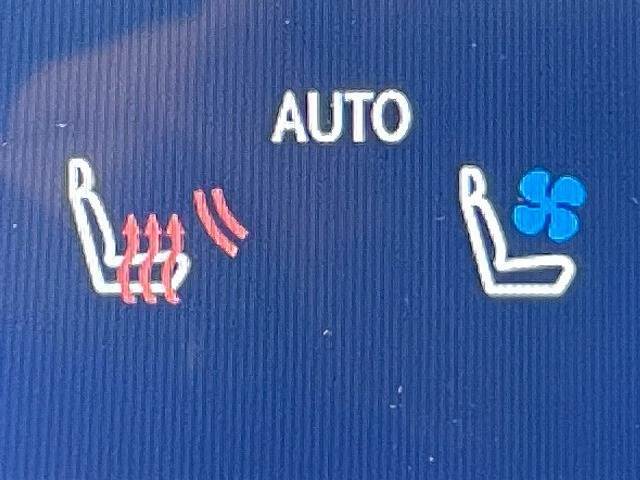 【シートヒーター＆シートクーラー】高級車にふさわしい快適装備で、夏場は座面から涼しい風が、冬場は身体の芯からポカポカになりますね。