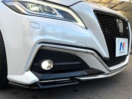 【TRDエアロ】人気のTRDエアロを装備！クルマの外観がよりスタイリッシュになり、街中で存在感あふれる1台に♪将来買い替える時にもリセールに影響しやすく、価値ある人気の装備です！