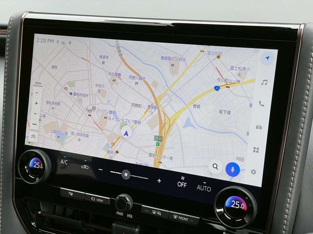 ナビサイズは14インチ！かなりの大画面ナビゲーションとなっております。地図やテレビを大画面でお楽しみいただけます！HDMI端子が装着されていますのでYOUTUBE等もご覧いただけます