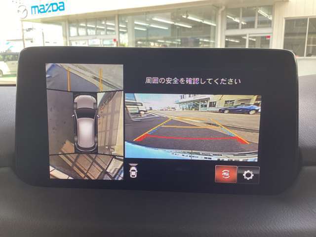 全周囲カメラ装着車！バックカメラだけでも安心ですが、フロント、サイドカメラが装備されていますので、更に安心できますね♪