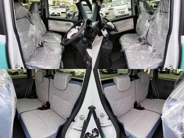乗車定員4名！シート色「グレー」