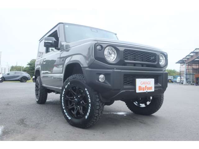 ＜車検対応リフトアップ＞＜届け出済未使用＞　新品16インチアルミ＆オープンカントリータイヤ　社外LEDウィンカー　シート＆ミラーヒーター　スマートキー　純正LEDヘッドライト　Pスタート　Sサポート