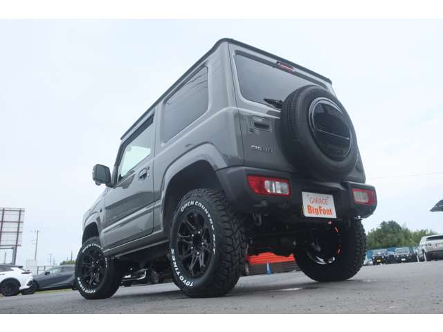 ＜車検対応リフトアップ＞＜届け出済未使用＞　新品16インチアルミ＆オープンカントリータイヤ　社外LEDウィンカー　シート＆ミラーヒーター　スマートキー　純正LEDヘッドライト　Pスタート　Sサポート