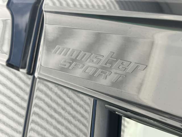 ドアバイザーはモンスタースポーツ！デザインもかっこいいです！