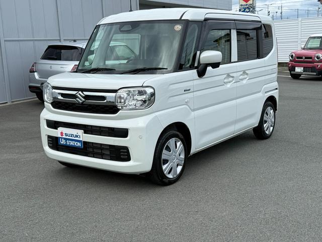 当店特選車！！HYBRIDで燃費も向上、スズキ純正メモリーナビゲーションついています。