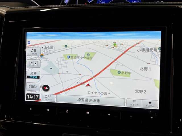 【ナビ装備ご案内】ナビ機能・全周囲カメラ・フルセグTV・CD/DVD再生・Bluetooth接続