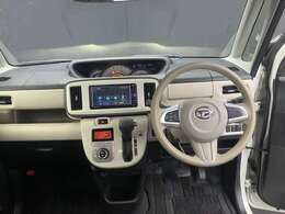 ドライバー目線の画像です。視界も確保されているので、見やすいですよ。