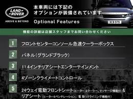 この車両のオプション一式です。