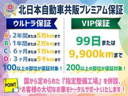 こちらのお車には【ウルトラ保証】Cプランが付帯されております！オプションにて【VIP保証】もご用意しておりますので、詳細は店頭スタッフまでお気軽にお尋ねください♪※別途有料