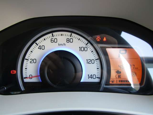 視認性の高いメーターになっています。