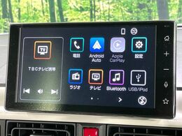 【ディスプレイオーディオ】お手持ちのスマートフォンとの連携で、ナビや音楽再生など各種アプリを使用可能。スマホに近い感覚でお使いいただけます♪
