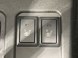 【シートヒーター】寒い日に重宝するシートヒーター！エアコンより早く温まってくれるので寒がりの人も安心ですね♪エアコンの温風は乾燥するから苦手、という方にもをおすすめです。